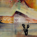 CHARGING ELEPHANT _ 50 x 60 cm _ mixed media on canvas (Sold)
