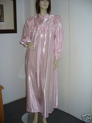 pink frilly nightdress