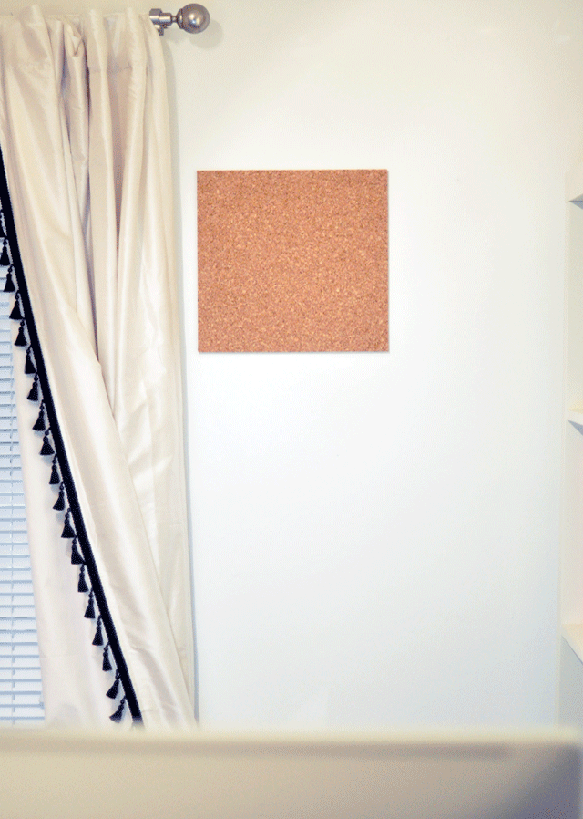 Cork-Tile-Wall-Installation