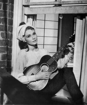 Audrey Hepburn singing Moon River
