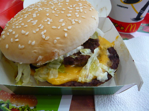 McDonalds Burger at Baku
