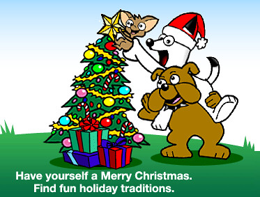 DogPile Christmas Logo