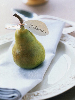 Pear Place Card