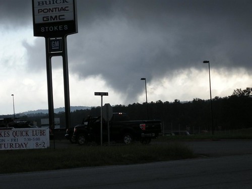 Photos of Funnel cloud / tornado taken at Exit 212 off of I-65 in Clanton around 11:00AM this morning