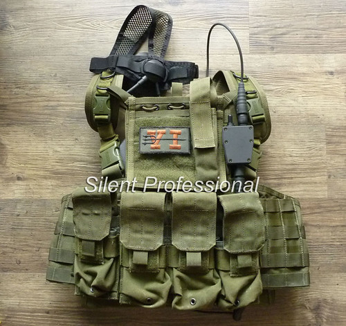 NAVSOG-6 VBSS PLATE CARRIER WITH COMMUNICATION HEADSET