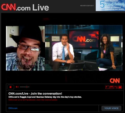 Drew Olanoff on CNN Live