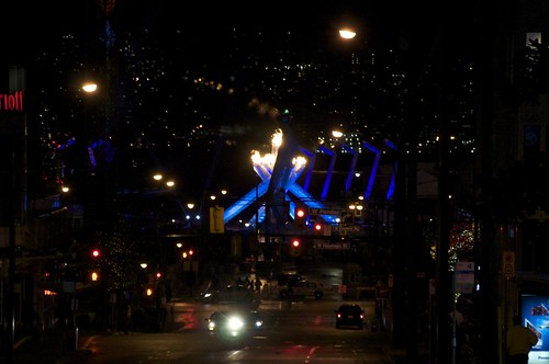 Vancouver 2010: Cauldron from afar