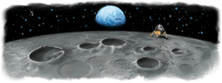 Google Moon Landing Logo