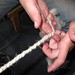 making ropes out of wool