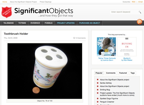 Significant Objects - Screen shot 2009-10-#471176