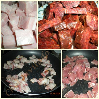 Preparando las carnes