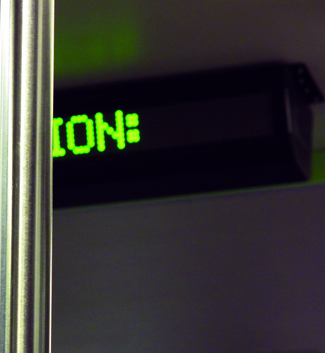 boston subway line - green text