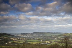 City of Bath, View from Brown's Folly, Bathford