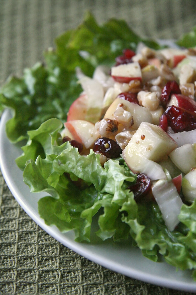 Holiday Apple, Cranberry and Endive Salad