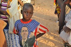 5a. Pres Obama may as well be president of all African countries, such is his popularity