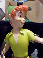 Peter Pan bust at Disneyana