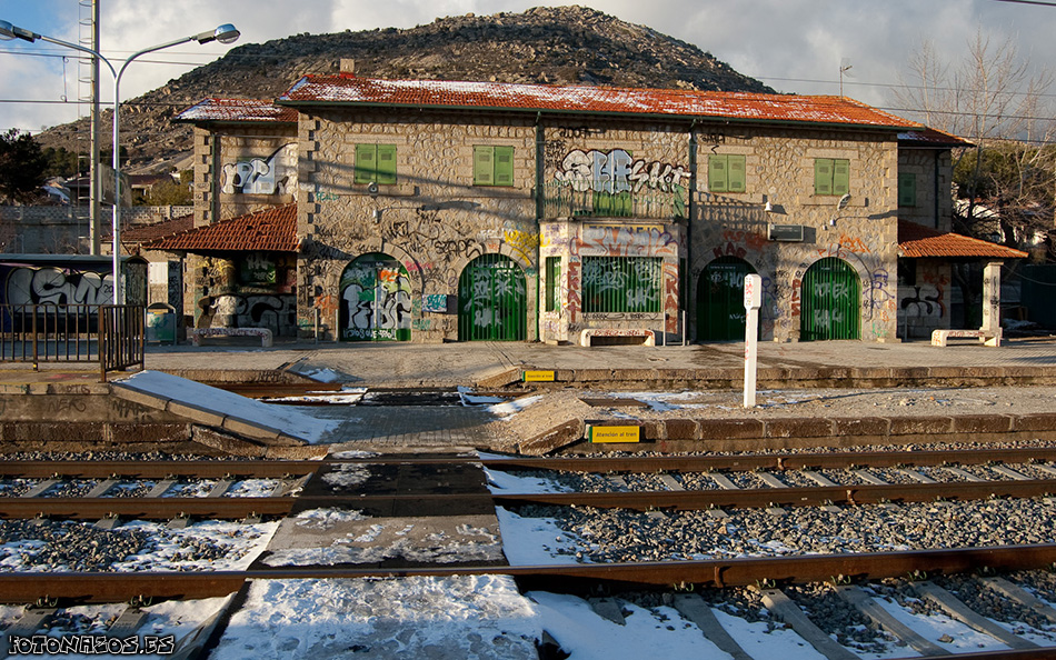 La estación de Adif en Zarzalejo