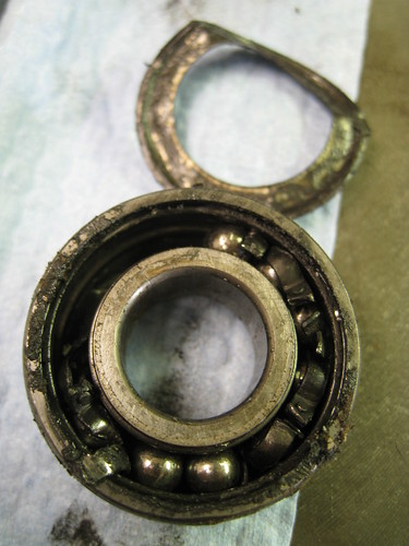 broken bearing