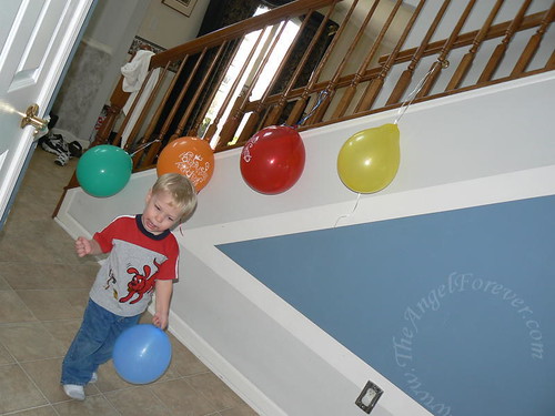 Balloons were a hit