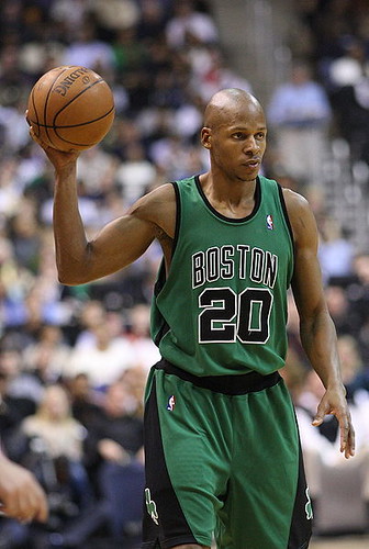 Ray Allen had a huge playoff series against the Bulls