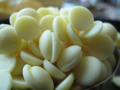 White chocolate callets