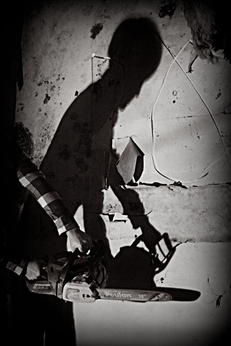 Chainsaw silhouette