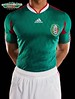 Camiseta/jersey/playera del uniforme de la seleccion nacional de México para Sudafrica 2010