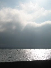 A moody sky over Poole Harbour