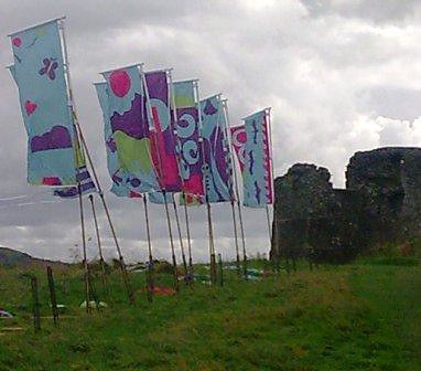 Kendal Castle & Flags