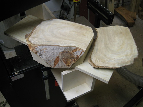 bowl blank being formed