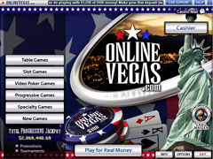 Online Vegas Casino Lobby