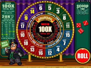 free Scoop the Cash gamble bonus game