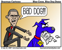 7 22 09 Bearman Cartoon Bad Blue Dog