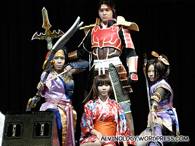 Another group, as characters in the game, Dynasty Warrior