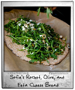Sofie’s Rocket Olive and Feta Cheese Bread