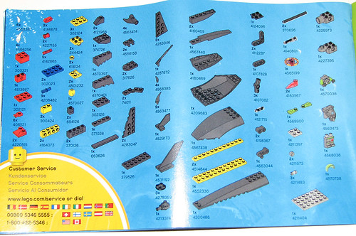 LEGO Atlantis 8058 - Guardian of the Deep - Parts List