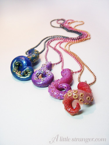 Single Tentacle necklaces