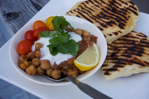 spicy indian chickpeas