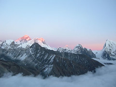 Mt. Everest at Sunset