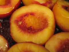 Ginger stewed peaches
