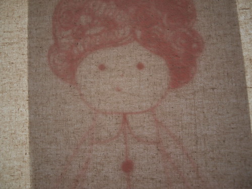 tracing my doll...