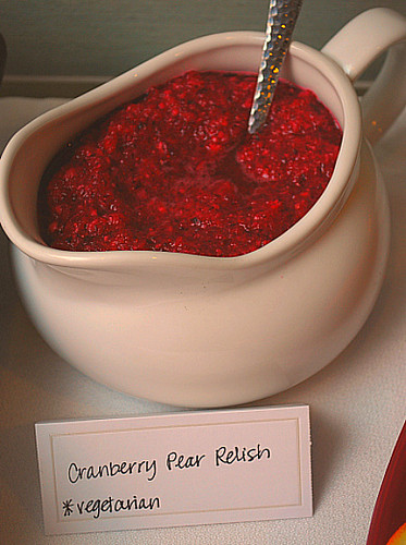 Cranberry Pear Relish