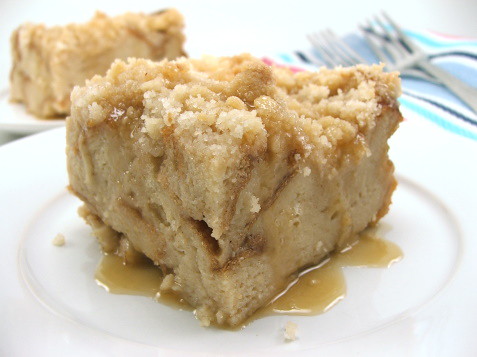 Butterscotch Bread Pudding with Rum Sauce