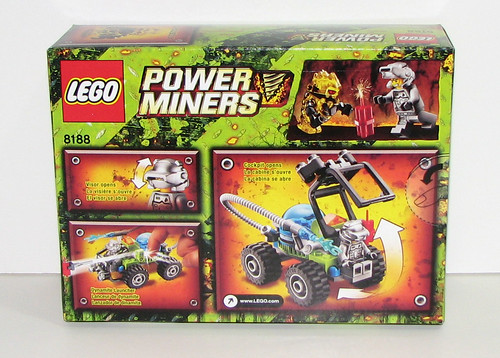LEGO 2010 Power Miners 8188 Fire Blaster - Box of the Box
