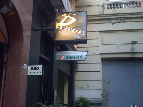 Le Bar Merval dans la calle Viamonte de Buenos Aires
