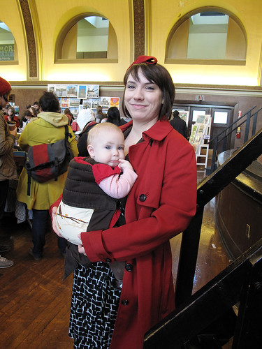 Me and Eleanor at the Renegade Holiday Craft Fair