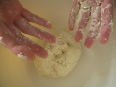 Sticky dough