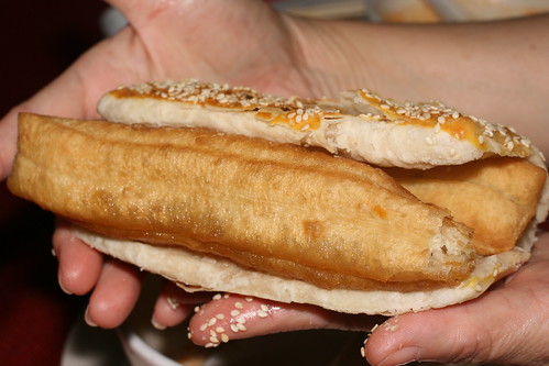 Fried Cruller in Sesame bread