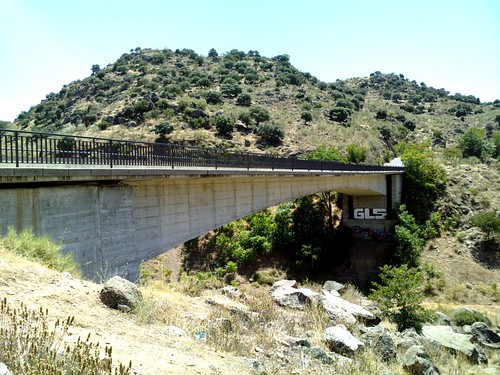 Puente sobre el Arroyo de la Degollada en la actualidad. Foto Jav
