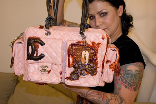 Gigi and her Zombie Channel Purse